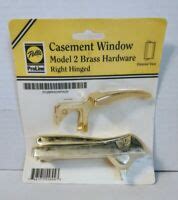 pella window hardware crank  lock bright brass  hinged ebay