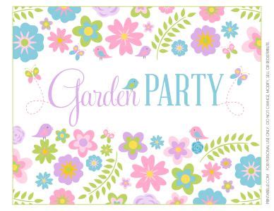 birthday party party printables party signs party