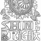 Coloring Bright Shine Color Book Instagram Susan Pages sketch template