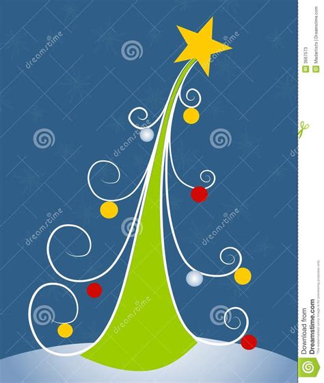 abstract christmas tree clip art  stock  image