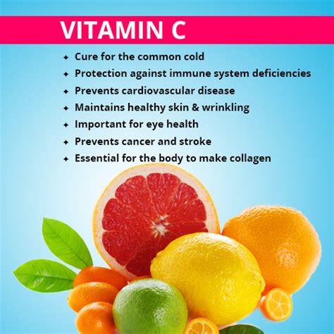 benefits of vitamin c the list is endless