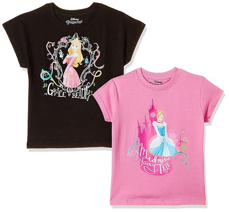 Buy Disney Princess Girls T Shirt Pack Of 2 Ampr G Cmb 08