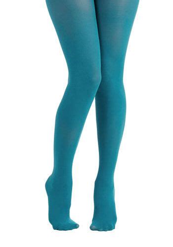 layer it on tights in teal modcloth tights blue