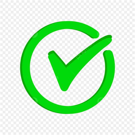 vector de estilo plano de icono de marca de verificacion verde png dibujos verificar iconos