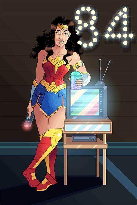 Cool 80s Inspired Wonder Woman 1984 Fanmade Movie Posters