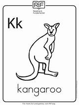 Alphabet Color Pages Coloring Parents Kangaroo sketch template