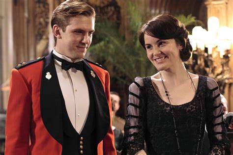 downton abbey matthew crawley was originally going to be with sybil