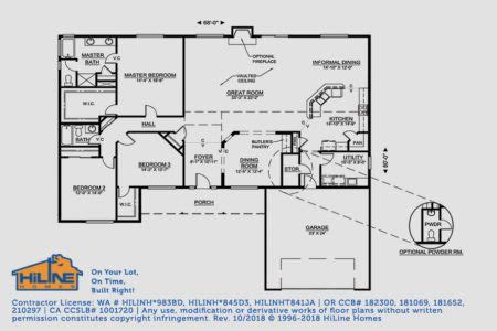 floorplan  hiline homes floor plans vaulted great room bonus rooms