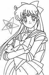 Sailor Venus Crystal Kamikaze Jeanne Diebin Jupiter Xeelha Coloring Zoisite Hugedomains sketch template