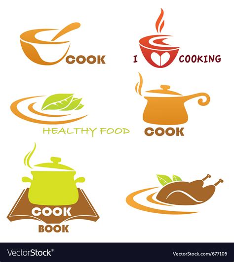 meal symbols collection royalty  vector image