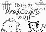 Coloring Presidents Pages Printable sketch template