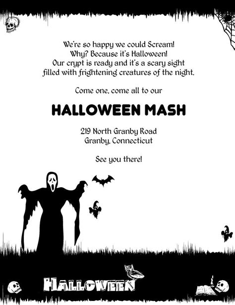 spooky halloween invitation templates invitation design blog