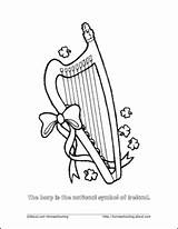 Harp Patricks Homeschooling sketch template