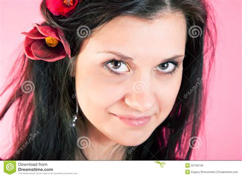 Portrait Of A Beautiful Sexual Woman Stock Image Image