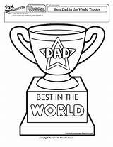 Trophy Dad Father Fathers Preview sketch template