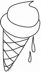 Ice Cream Cone Coloring Pages Color Supercoloring sketch template