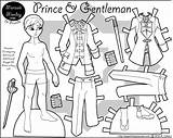 Paper Doll Printable Boy Prince Dolls Coloring Monday Thin Marisole Pages Personas Paperthinpersonas Gentleman Clothes Friends Print Color Click Pdf sketch template