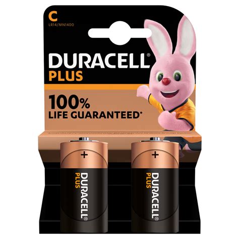 C Alkaline Batteries Duracell Plus Batteries