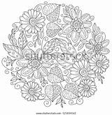 Zentangle sketch template