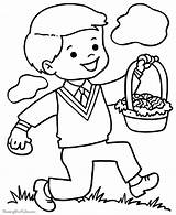 Coloring Pages Easter Bunny Kids Printable Print Preschool sketch template