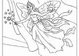 Fairy Coloring Pages Beautiful Printable Cute Pdf Printcolorcraft Magic Tooth Cartoon Updated Color sketch template