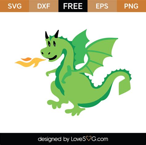 dragon svg cut file lovesvgcom