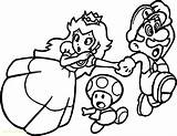 Mushroom Mario Coloring Pages Getdrawings Drawing sketch template