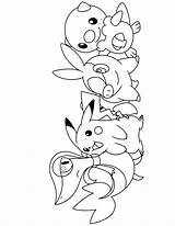 Pokemon Oshawott Coloring Pages Getcolorings Related sketch template
