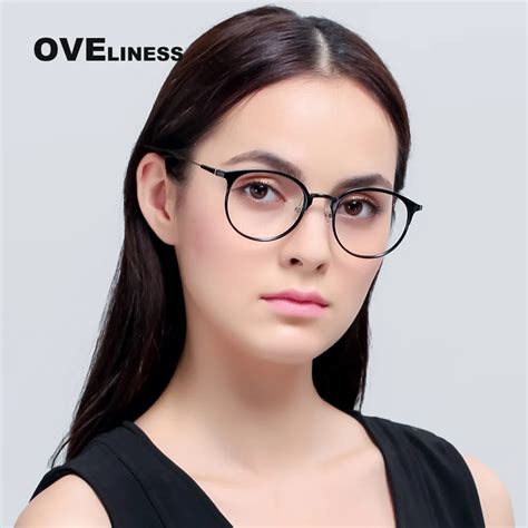 Ultra Light Prescription Glasses Frames Women Brand Designer Female