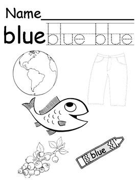 preschool blue coloring pages coloring pages