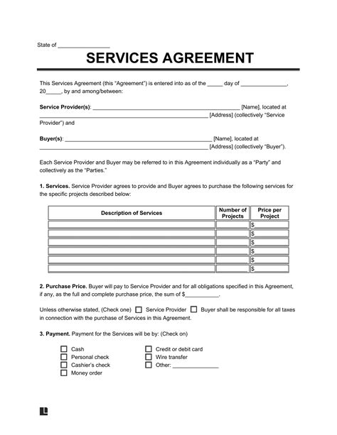 business contract templates agreements  word