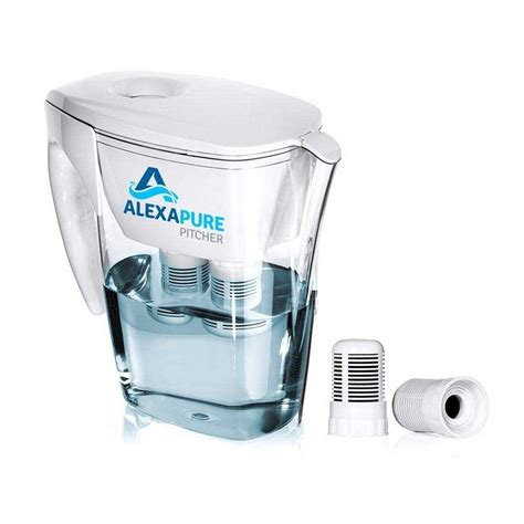 Alexapure Pitcher Water Filtration System Filters 92 Contaminants