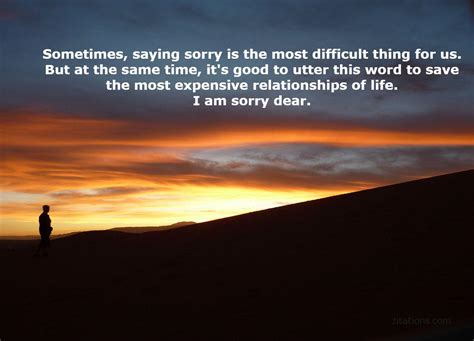 quotes   sincere apology picture messages zitations