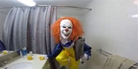 clown in bathroom prank terrifies brother huffpost uk