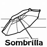 Sombrilla Sombrillas Dibujo Sin sketch template