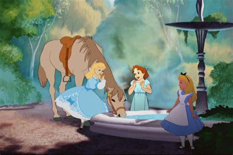 Cinderella Alice And Wendy Disney Princess Fan Art