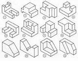 Drawing Isometric Exercises Them Spare Sheets Minutes Students Give Got Class Create Solidly Patterns Color sketch template