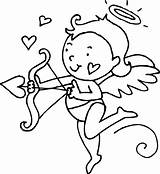 Cupid Coloring Clipart Valentine Pages Clip Valentines Drawing Cute Line Kids Easy Transparent Modern Printable Heart Cliparts Bestcoloringpagesforkids Wings Clipartmag sketch template