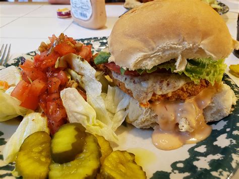 [homemade] Big Ass Chicken Sandwich Food