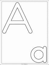 Alphabet Coloring Pages School First Block Standard Ws Printable Print Template sketch template