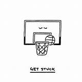 Basketball Doodles sketch template