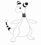 Ampharos Pokemon Coloring Pages Deviantart Lineart sketch template