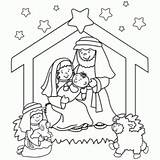 Nacimiento Nativity Aburre sketch template