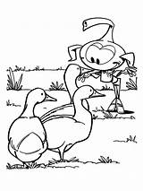 Coloring Pages Snorkels Peking Casey Duck Tree sketch template