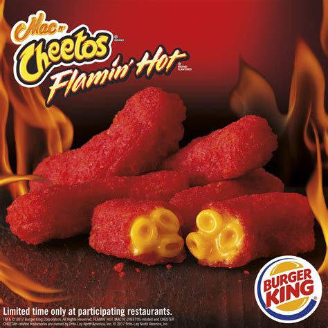 burger king flamin hot mac  cheetos popsugar food