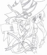 Anime Witch Girl Coloring Pages Rapture Template Deviantart Drawing Manga sketch template