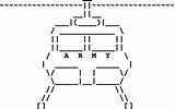 Helicopter Ascii 한국어 日本語 sketch template