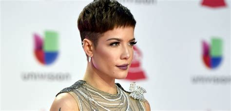 Halsey Puts On Busty Display In Tiny White Tank Top For
