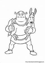 Shrek Coloring Pages Printable Kids Sheets Educationalcoloringpages sketch template