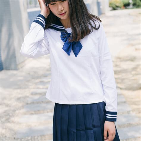 uphyd japanese schoolgirl uniforms chorus performance long sleeve shirt